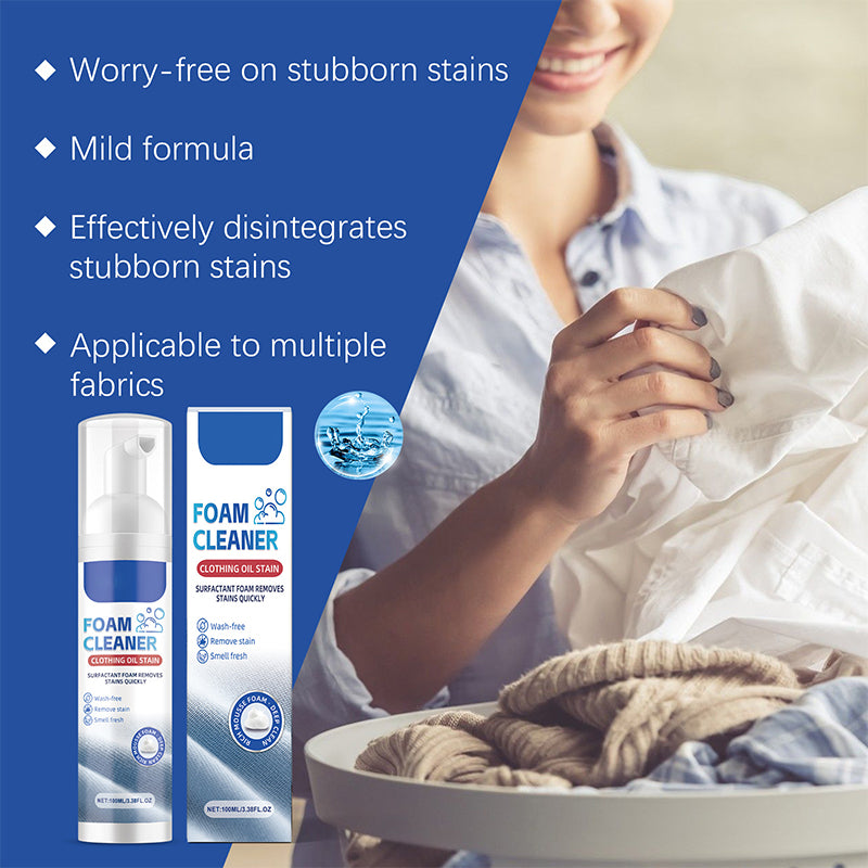 Foam Cleaner for Grease Stains on Clothes