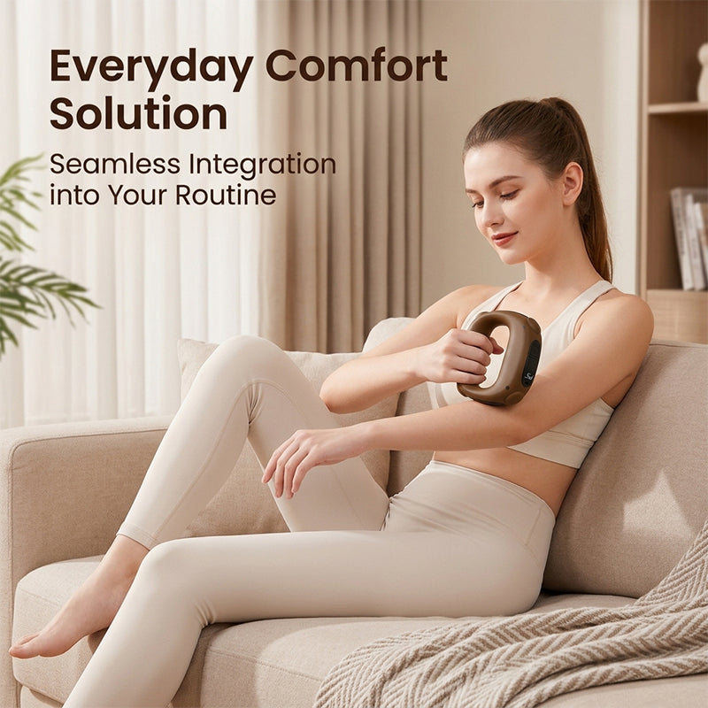 Heating Vibration Muscle Relaxation Ring Massager