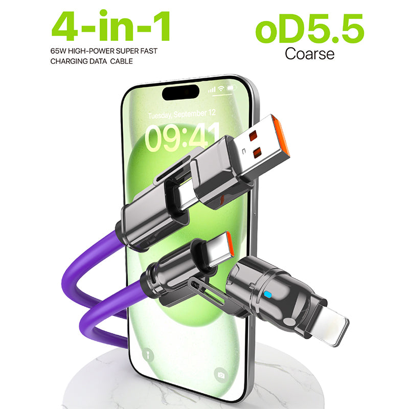 Two-in-two data cable