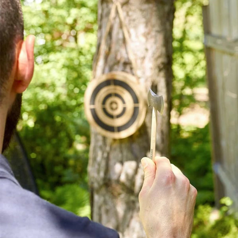 Wooden Viking Axe Throwing Game Set