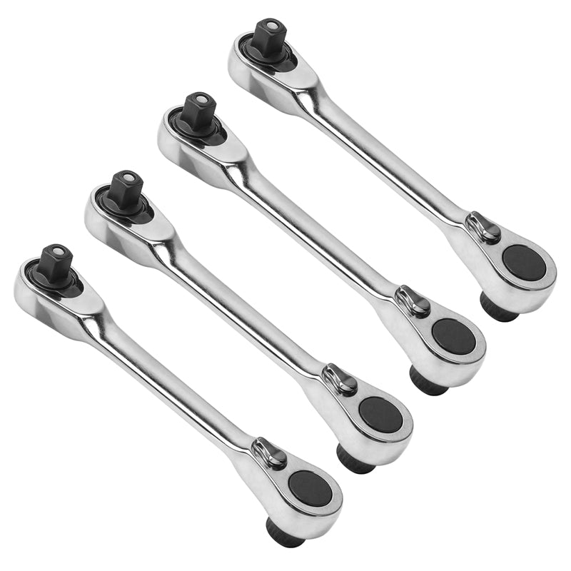 Double-ended mini ratchet wrench