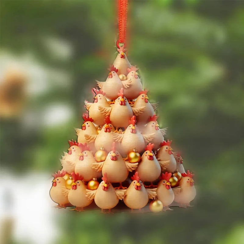 Stacking Animal Christmas Ornaments