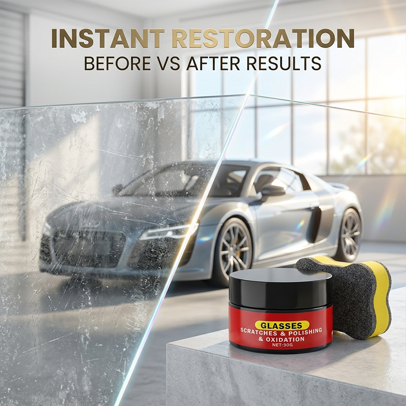 🚗 Polishing and Repair Paste for Glass Scratches ✨