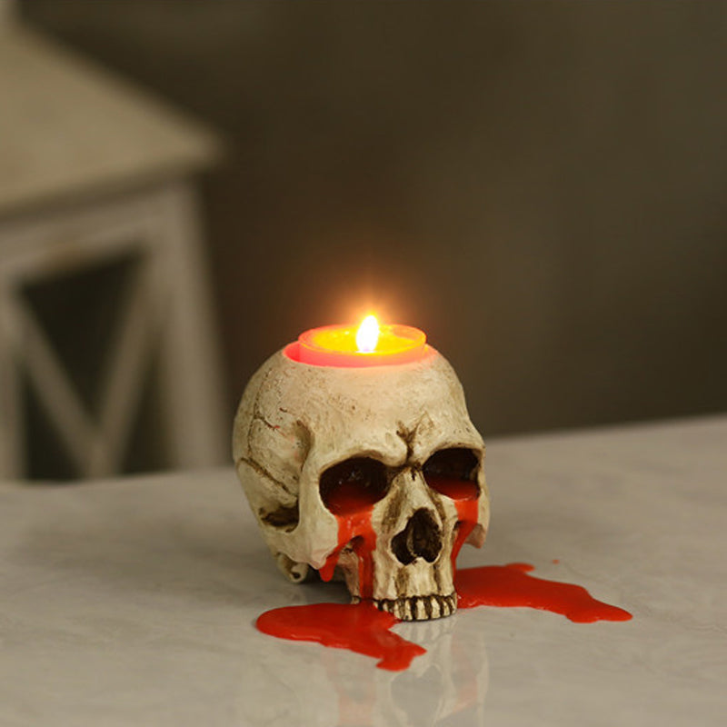 Skeleton Candlestick Holder