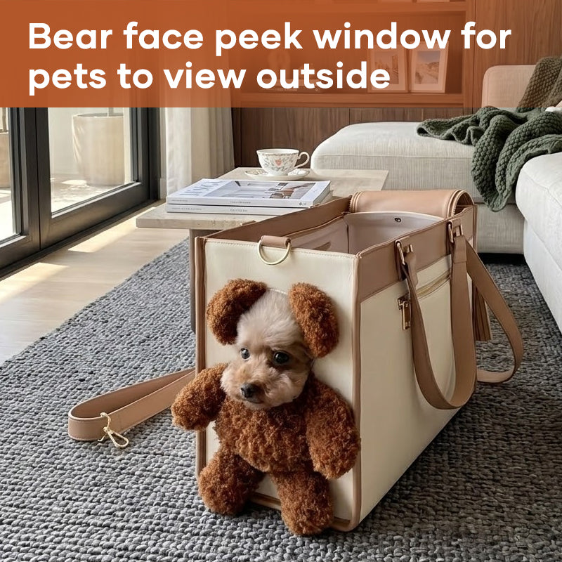 Soft Pet Travel Tote with Peek Window