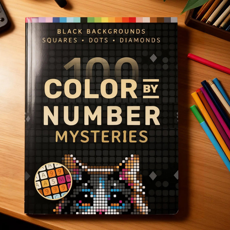 100 Color by Number Mysteries