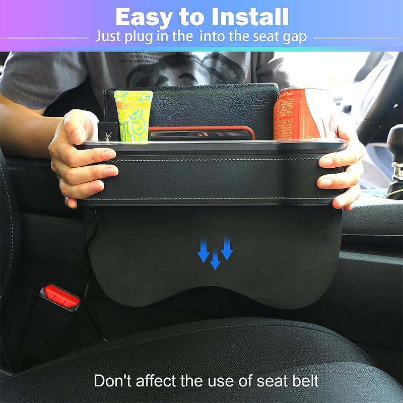 Car Seat Gap Filler Mutifunctional Storage Box