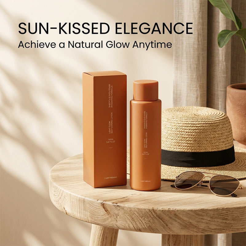 Light Brown Natural-Gloss Tanning Lotion