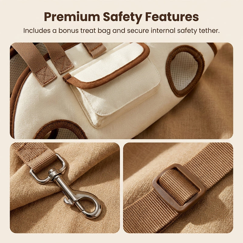 Multi-Functional Horizontal Pet Backpack