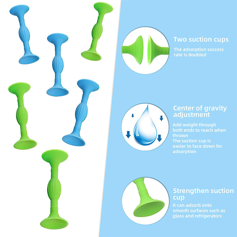 7Pcs Double-Heade Suction Cup Game Set