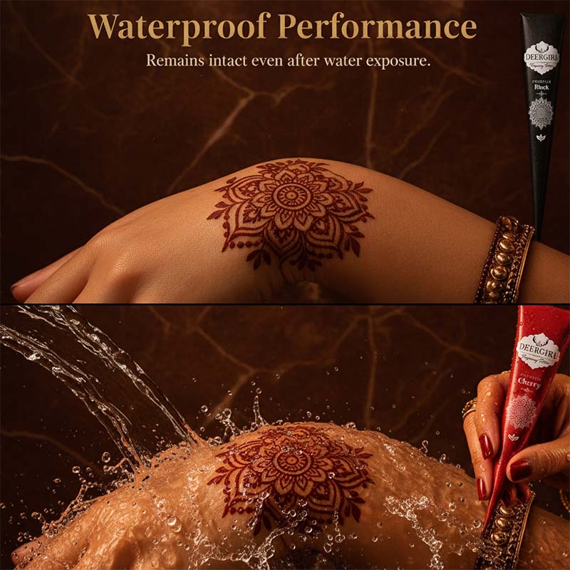 Temporary tattoo hand-painting paste