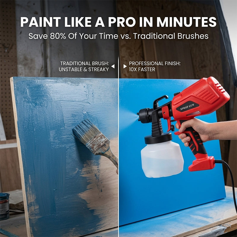 High-Power Electric Paint Sprayer Gun
