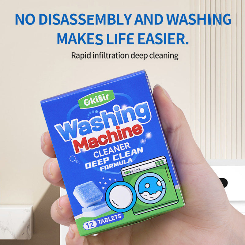 Washing machine effervescent tablets