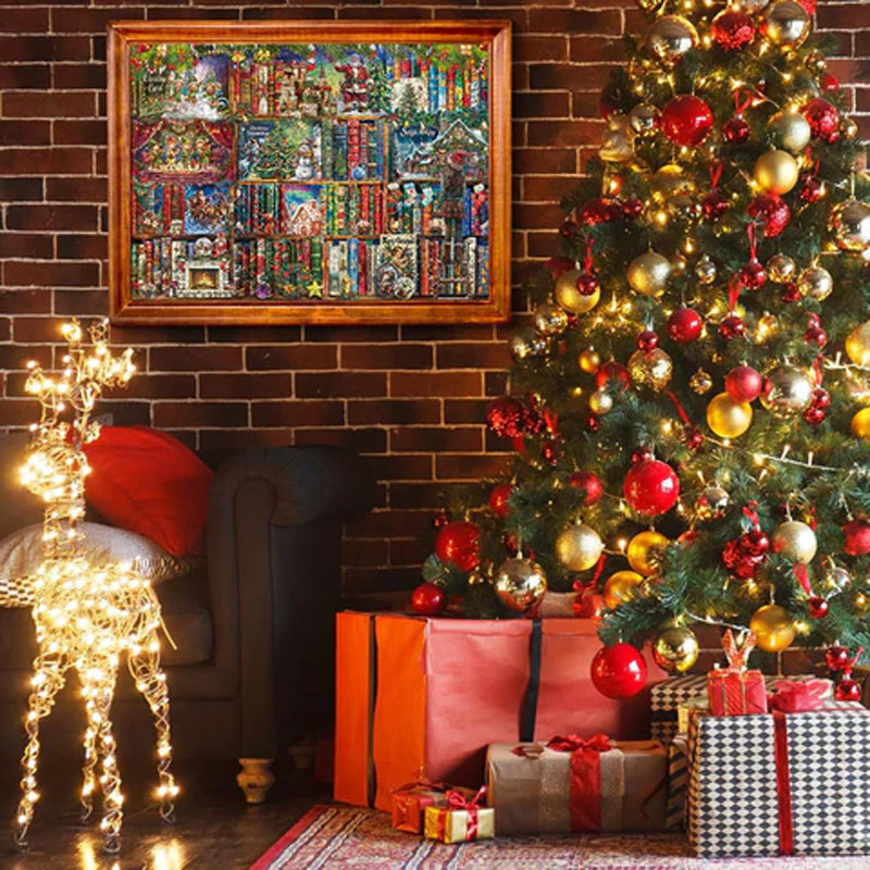 Christmas Scavenger Hunt Advent Calendar Jigsaw Puzzle 1000 Pieces