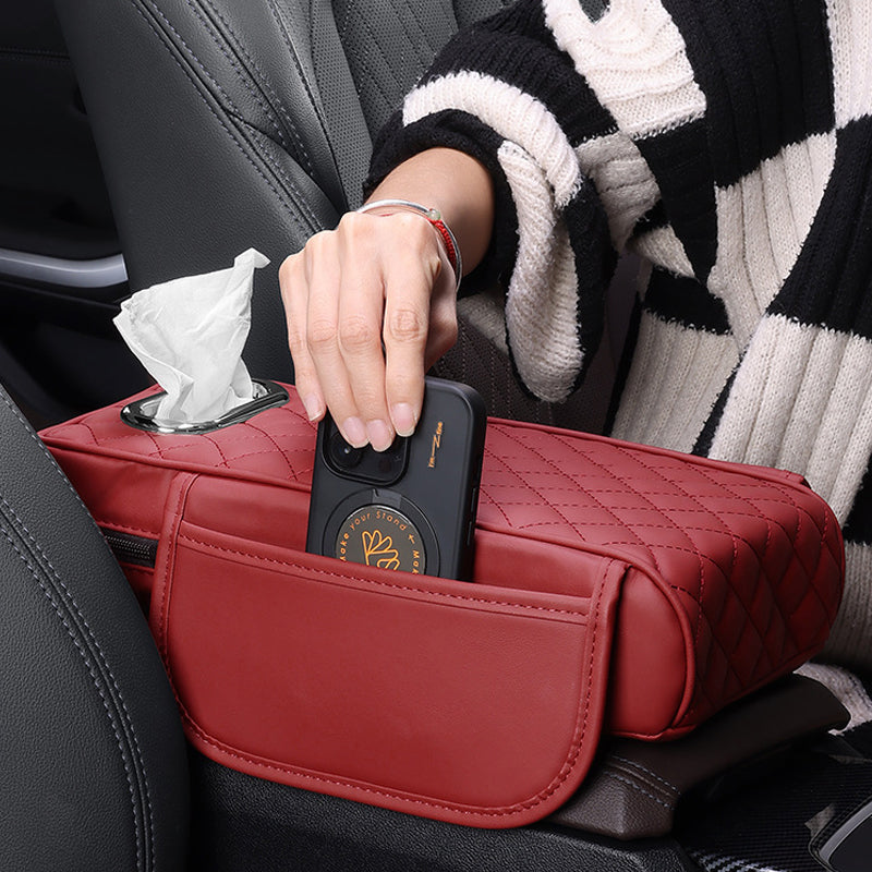 Car Armrest Tissue Box