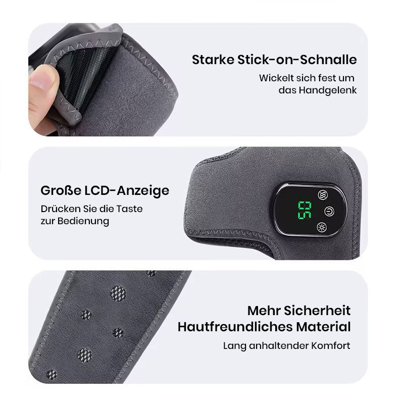Dreistufiges Vibrations-Wärmetherapie-Massagegerät für Hände und Füße