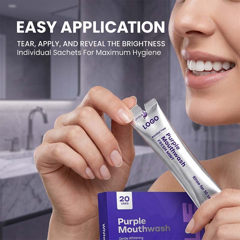 Fresh Breath Mouthwash Sachets