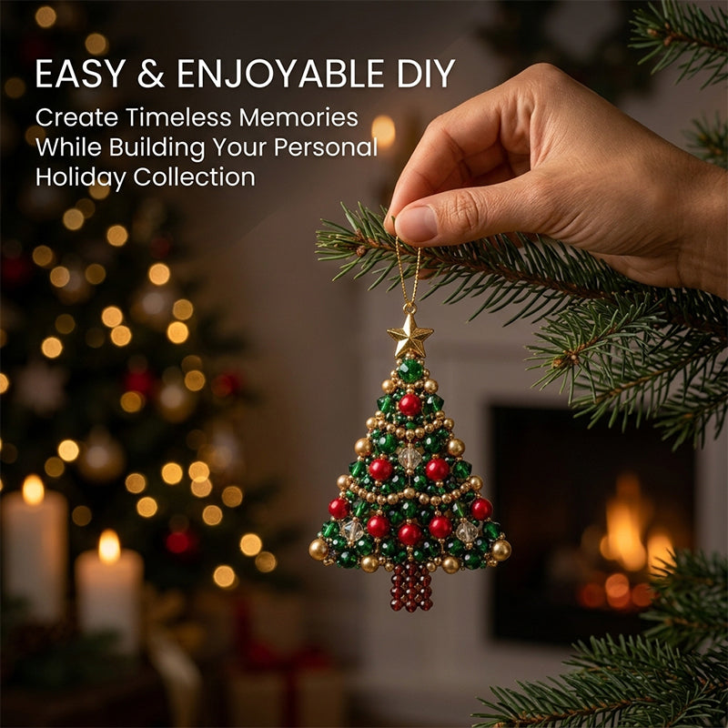DIY Christmas Tree Beaded Ornament Kit