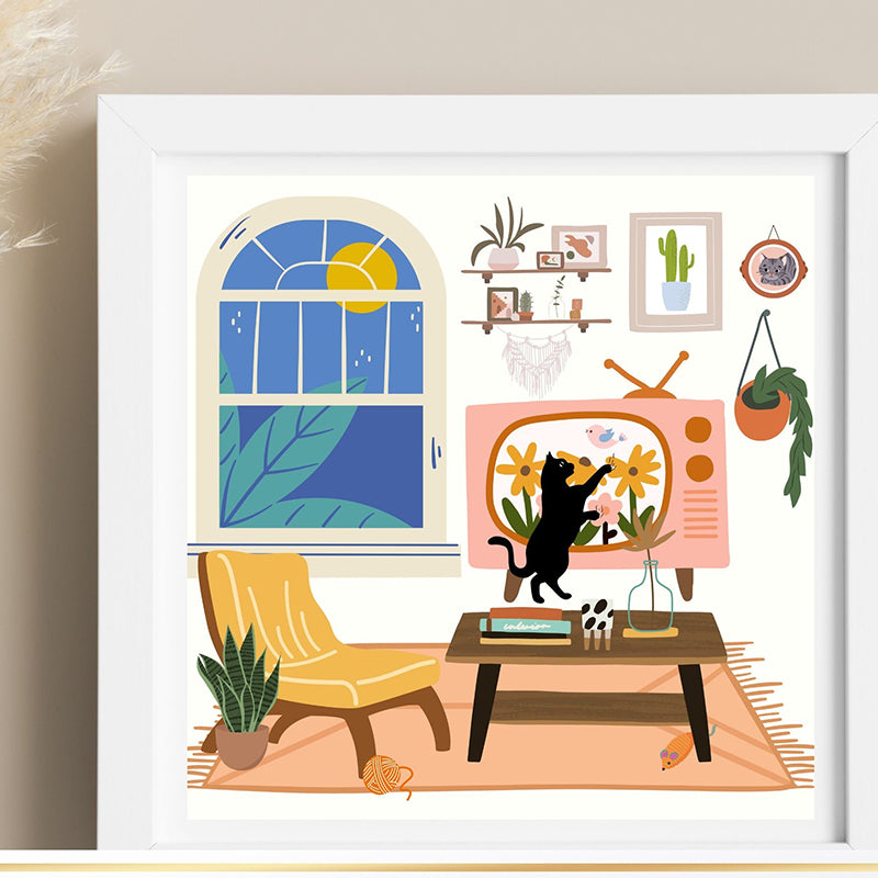 Oh My Cat Mischievous Cats 2025 Wall Calendar