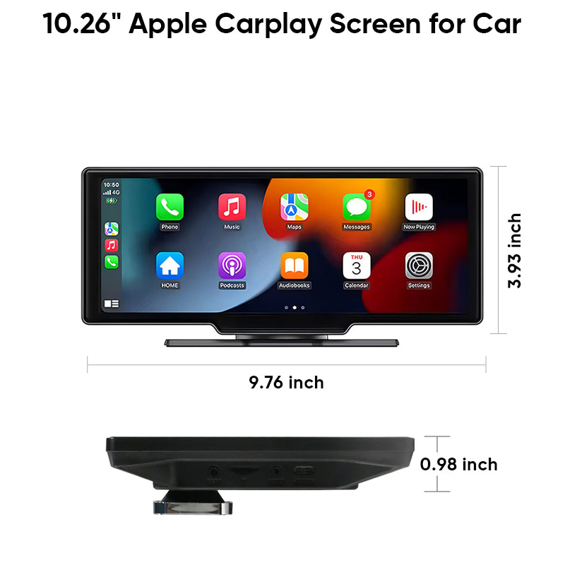 Wireless CarPlay & Android Auto Touch Screen