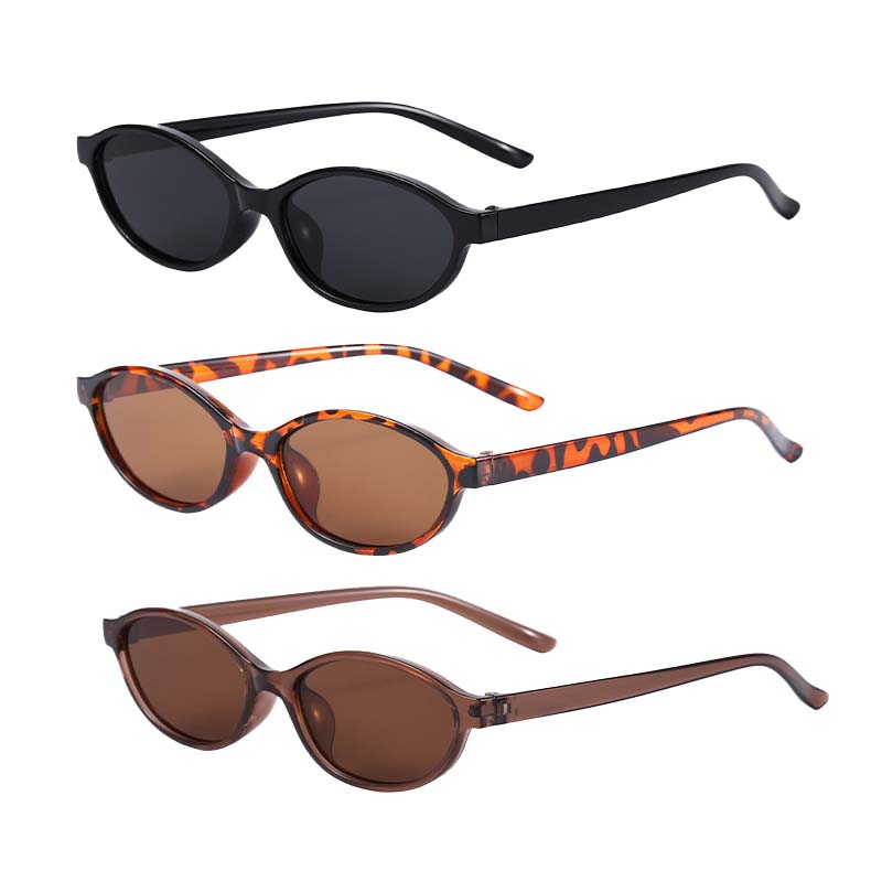Small frame oval sunglasses