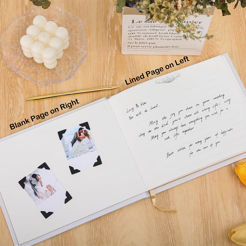 Wedding Guest Book Sign in Book