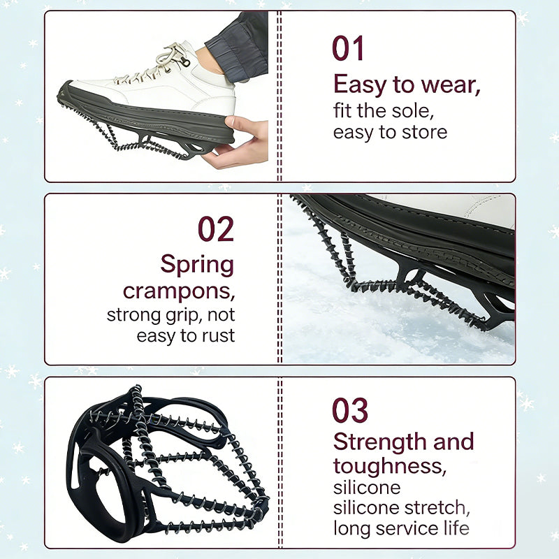 High-Elastic Anti-Slip Ice Cleats