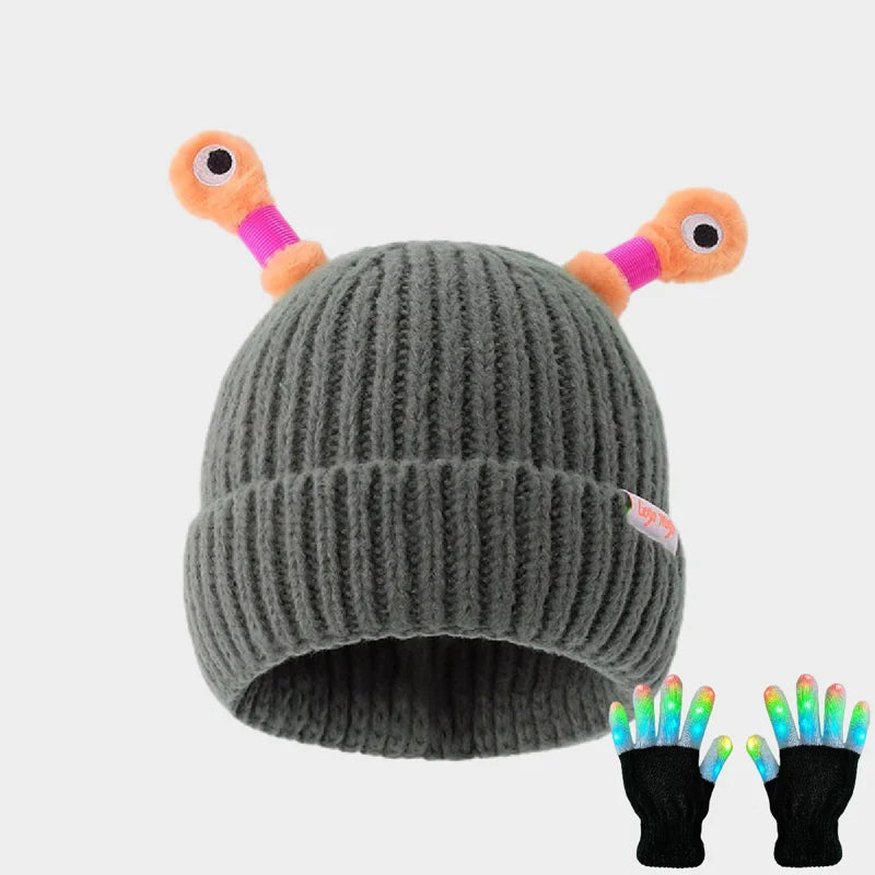 Glow in the Dark Little Monster Woolly Hat