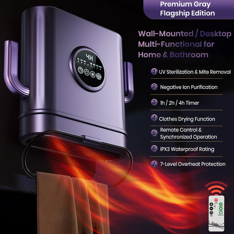 Wall-mounted Dryer and Heater All-in-One Machine
