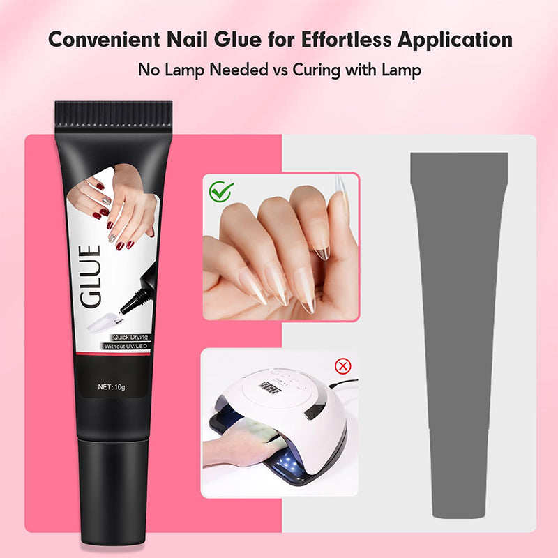 Semi-Solid Nail Glue and Remover Kit
