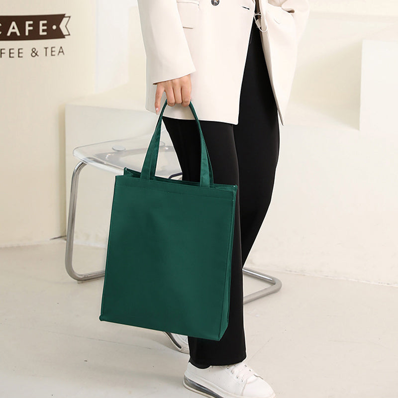 Versatile Solid Color Handbag