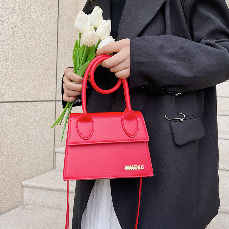 Stylized Flap Handbag