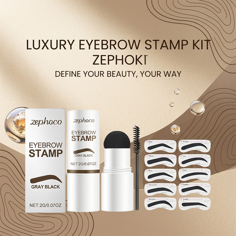 Eyebrow Stamp Stencil Kit