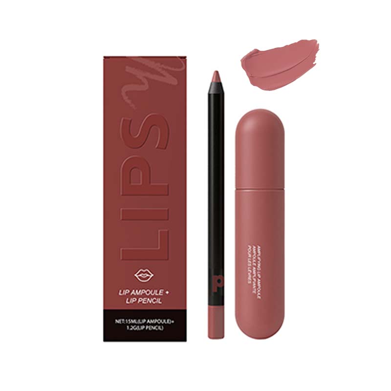 Moisturizing Lip Gloss & Lip Liner Pencil