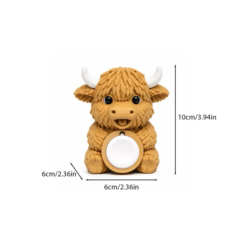 Highland Cow Apple Watch Stand Holder