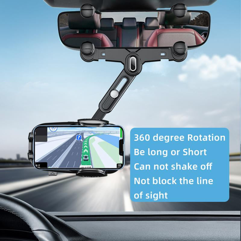Car rearview mirror mobile phone holder