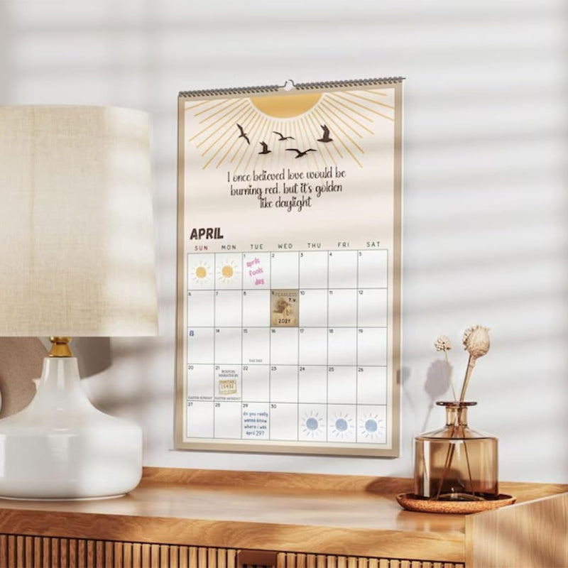 TS Lyrics Calendar