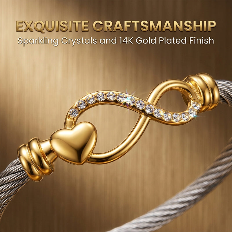 Gold Plated Heart Bracelet