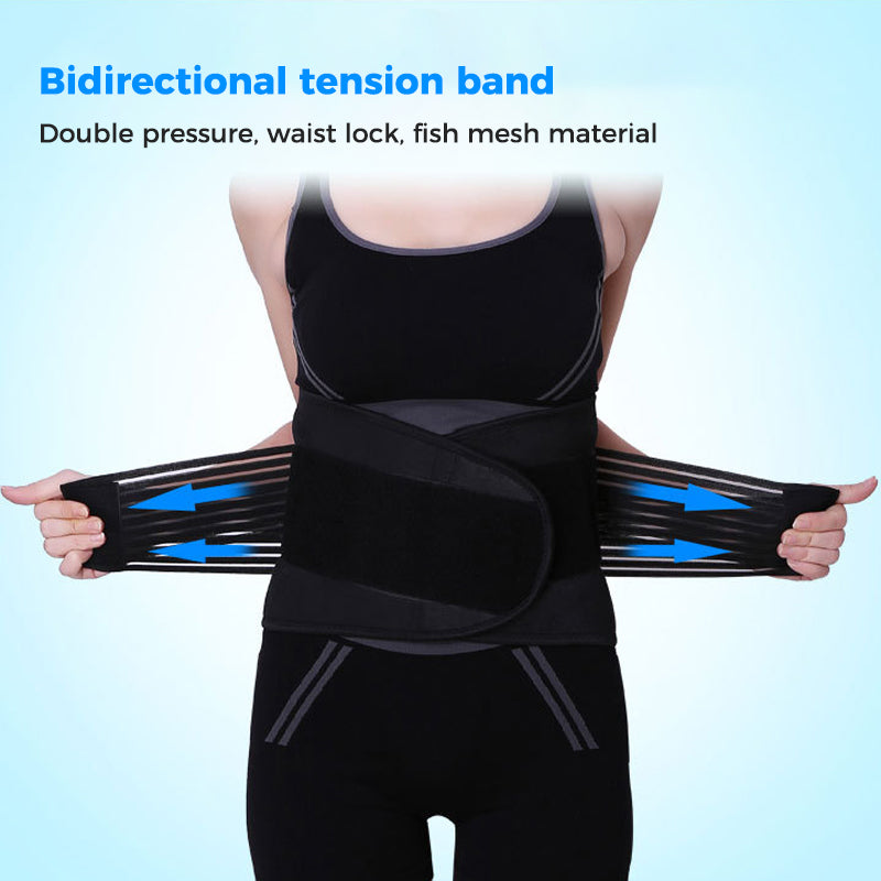Lower lumbar back support brace