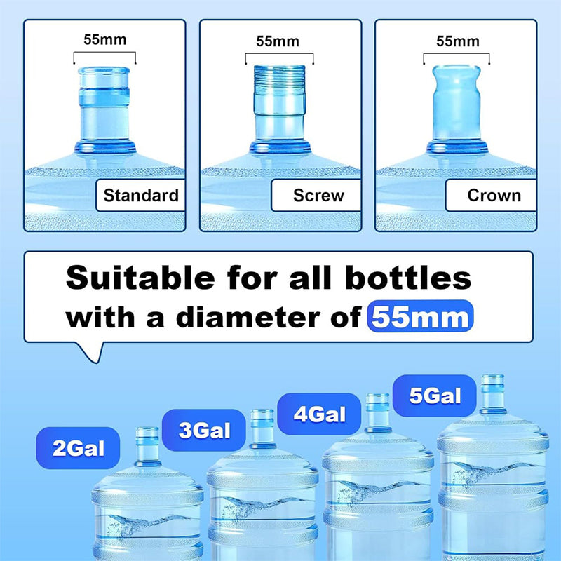 Blue Silicone Water Jug Cap