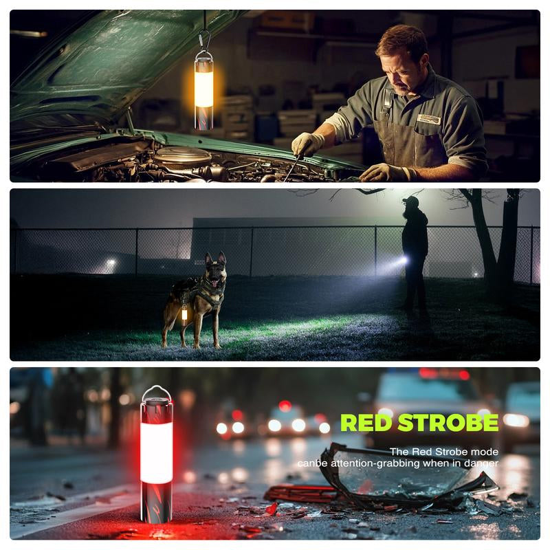 White Laser Zoom Flashlight