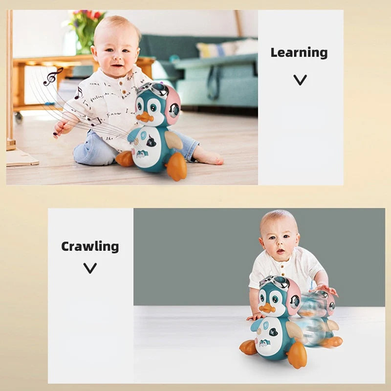 Musical Crawling Penguin Toys