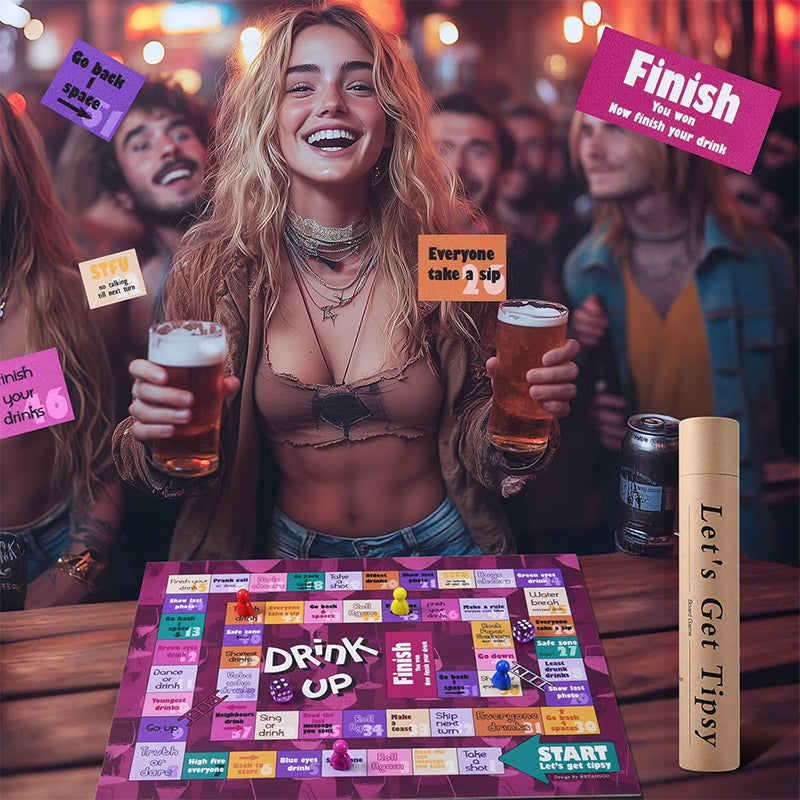 Tipsy Drinking Board Game