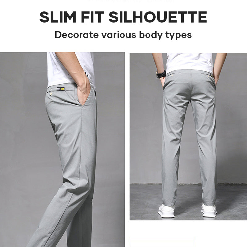 Ice Silk Stretch Pants