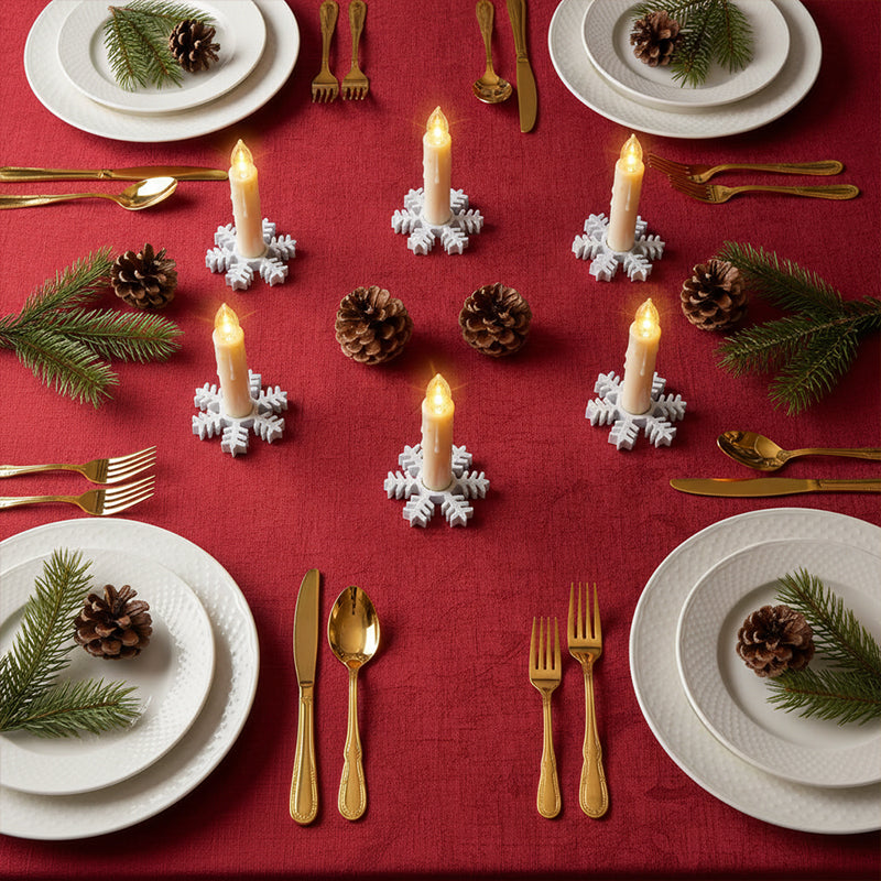 LED Flameless Christmas Candle Lights with Remote Control