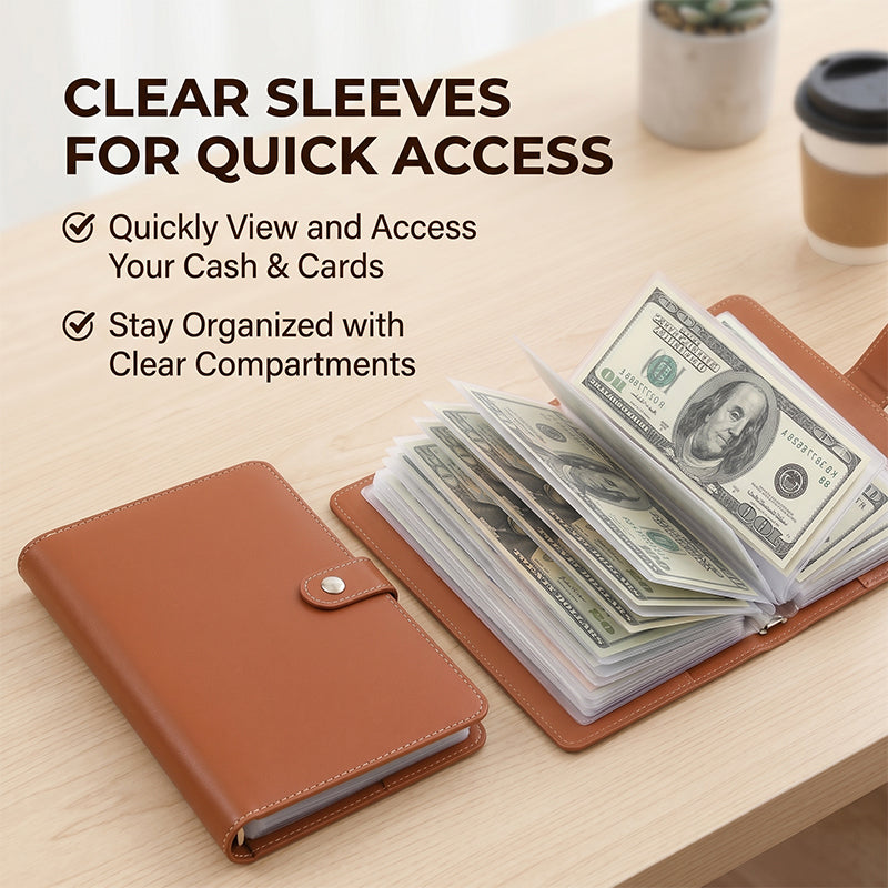 Cash Savings Book Money Binder