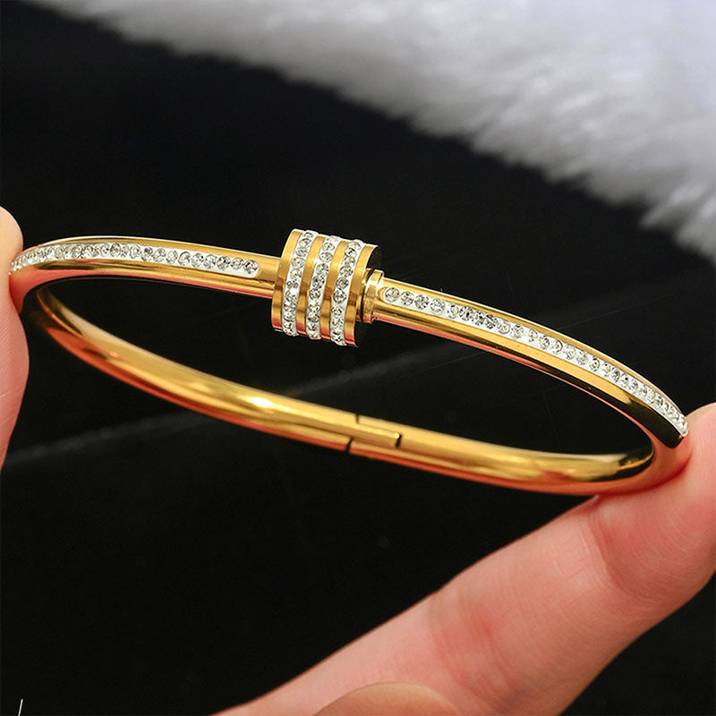 Gold-Plated Zircon Bracelets