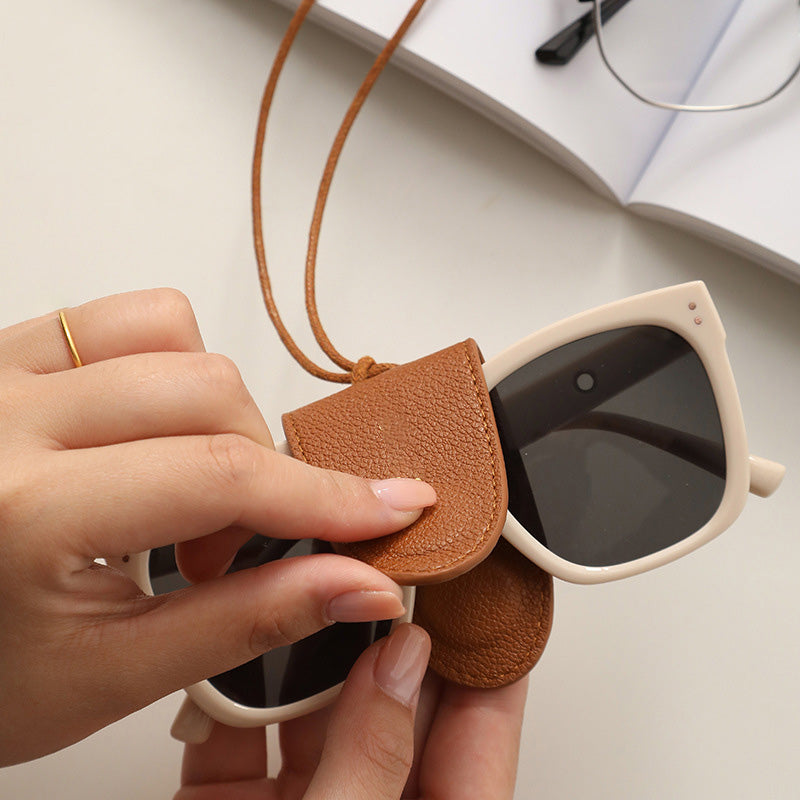 Sling PU Leather Glasses Holder