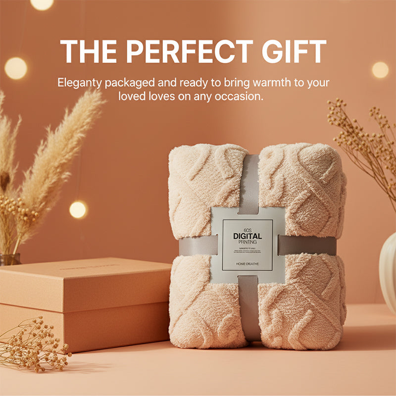 Luxury Double-Sided Coral Fleece Blanket