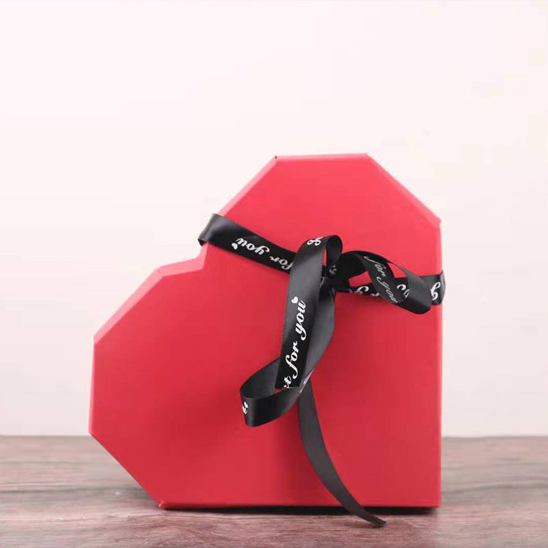 Heart shaped DIY gift box